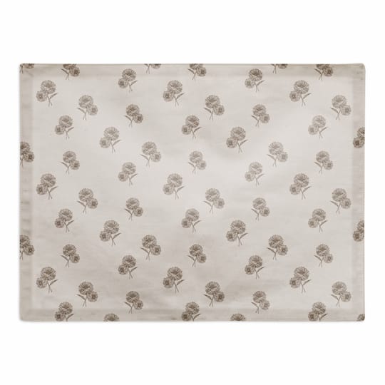 Delicate Floral Cotton Twill Placemat